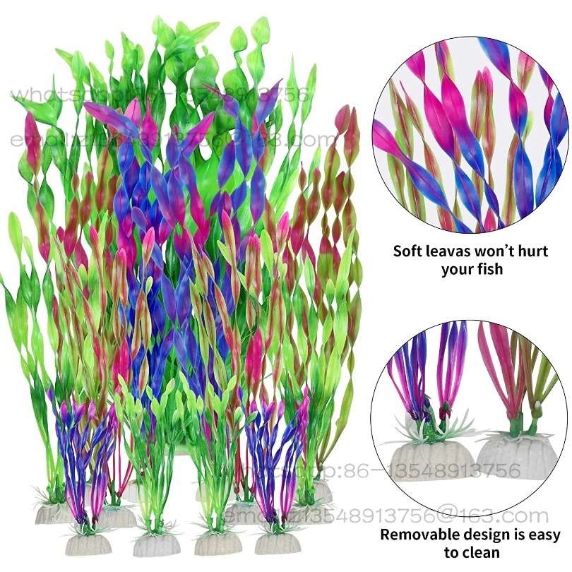 5/10 szt. Plastikowe rośliny a – Aquarium Decor recenzja i cena